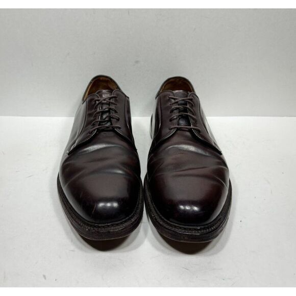 Alden x Sherman Brothers 990 Shell Cordovan Plain Toe Blucher Shoes Mens Sz 13 B - Picture 2 of 9